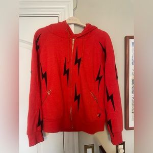 Aviator Nation jumpsuit bolt red/black